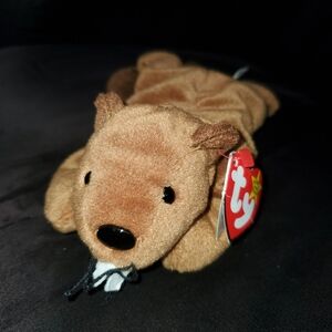 Ty Beanie Baby Brown Bear Plush